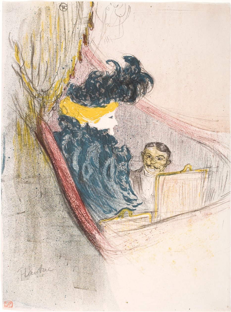 Prinselijke idylle door Henri de Toulouse-Lautrec