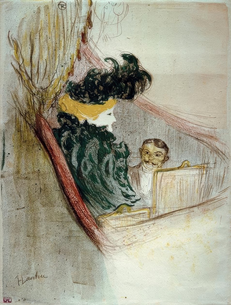Prinselijke idylle door Henri de Toulouse Lautrec
