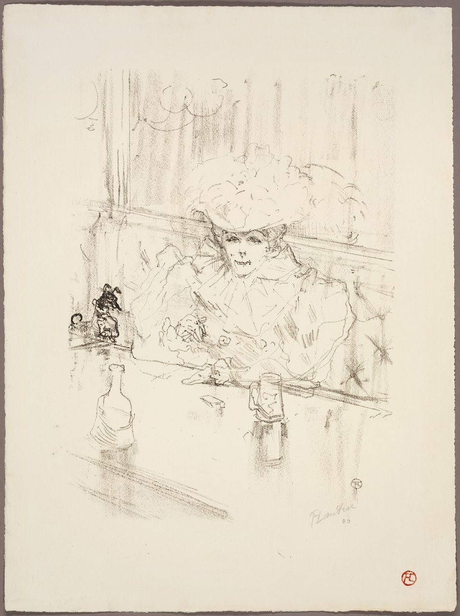 In de Hanneton door Henri de Toulouse Lautrec