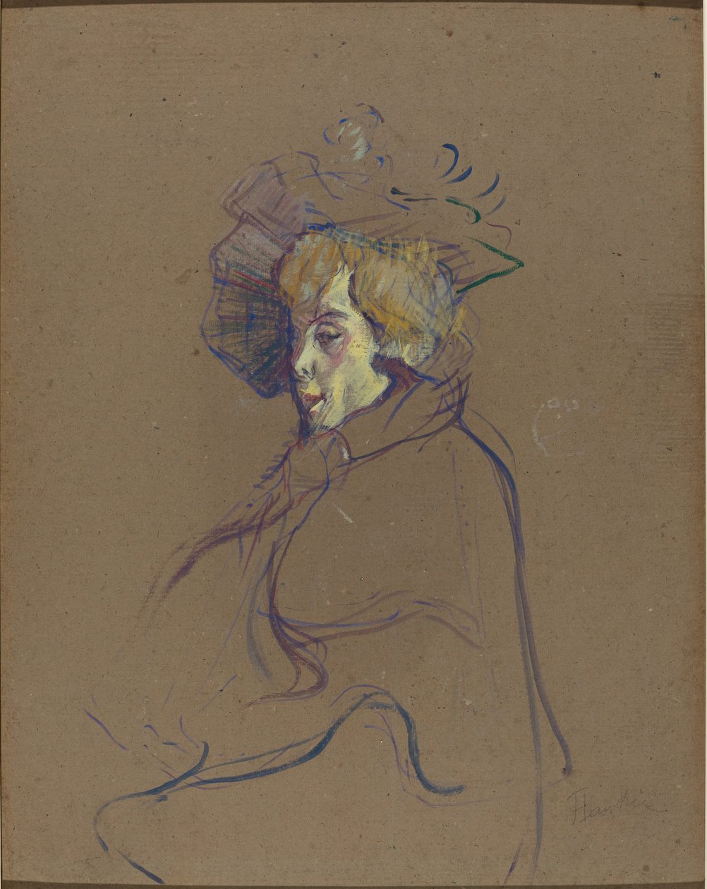 Jane Avril door Henri de Toulouse Lautrec