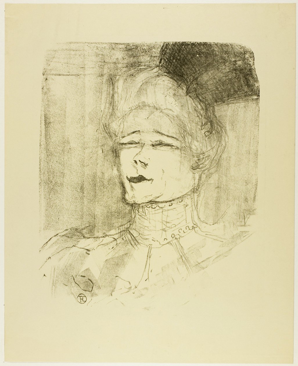 Jeanne Granier, uit Treize Lithographies door Henri de Toulouse Lautrec