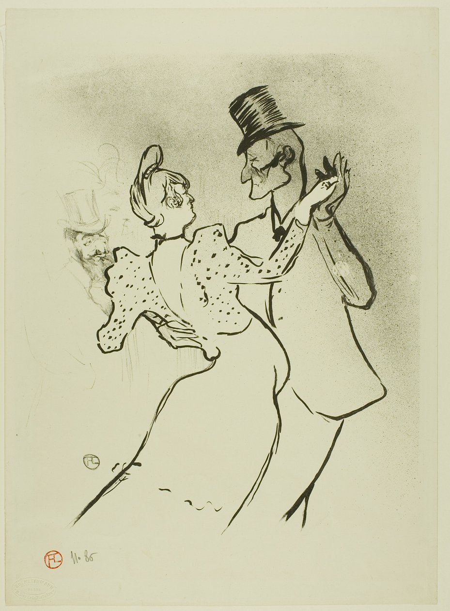 La Goulue door Henri de Toulouse Lautrec