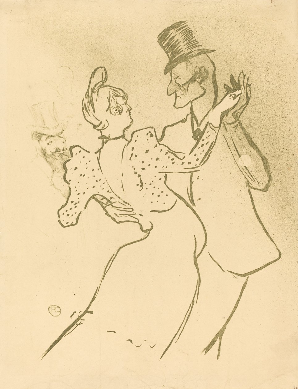 La Goulue, 1894 door Henri de Toulouse Lautrec