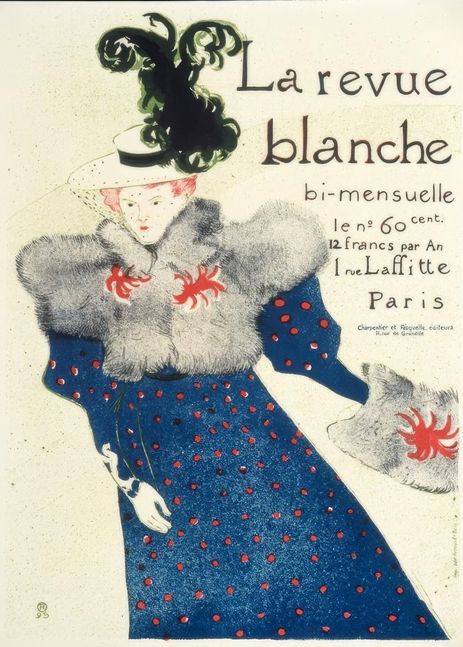La Revue Blanche door Henri de Toulouse Lautrec