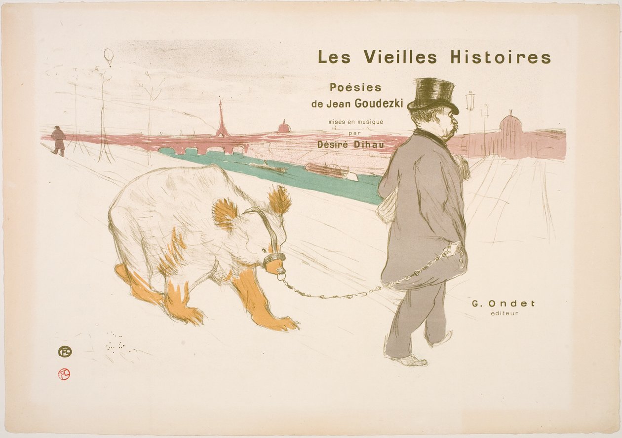 Les Vieilles Histoires, Couvertures door Henri de Toulouse Lautrec