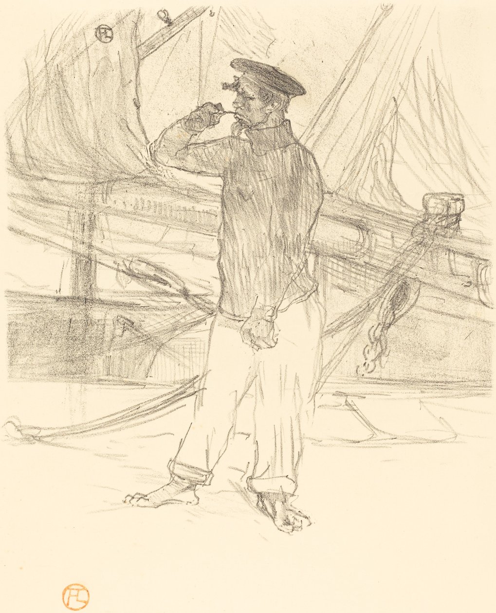 De Haring door Henri de Toulouse Lautrec