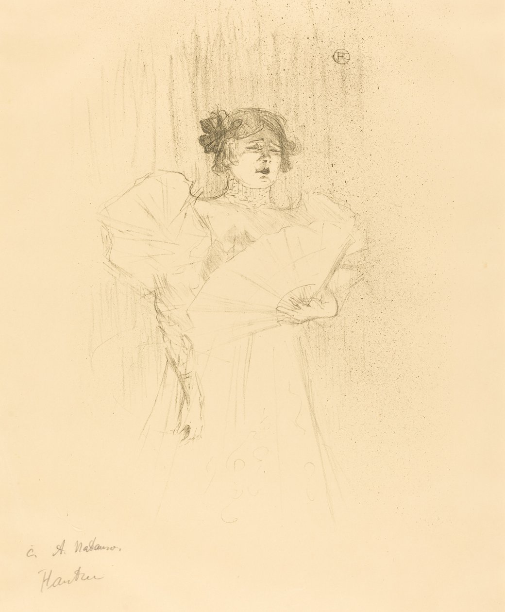 Luce Myres Volledig Gezicht door Henri de Toulouse Lautrec
