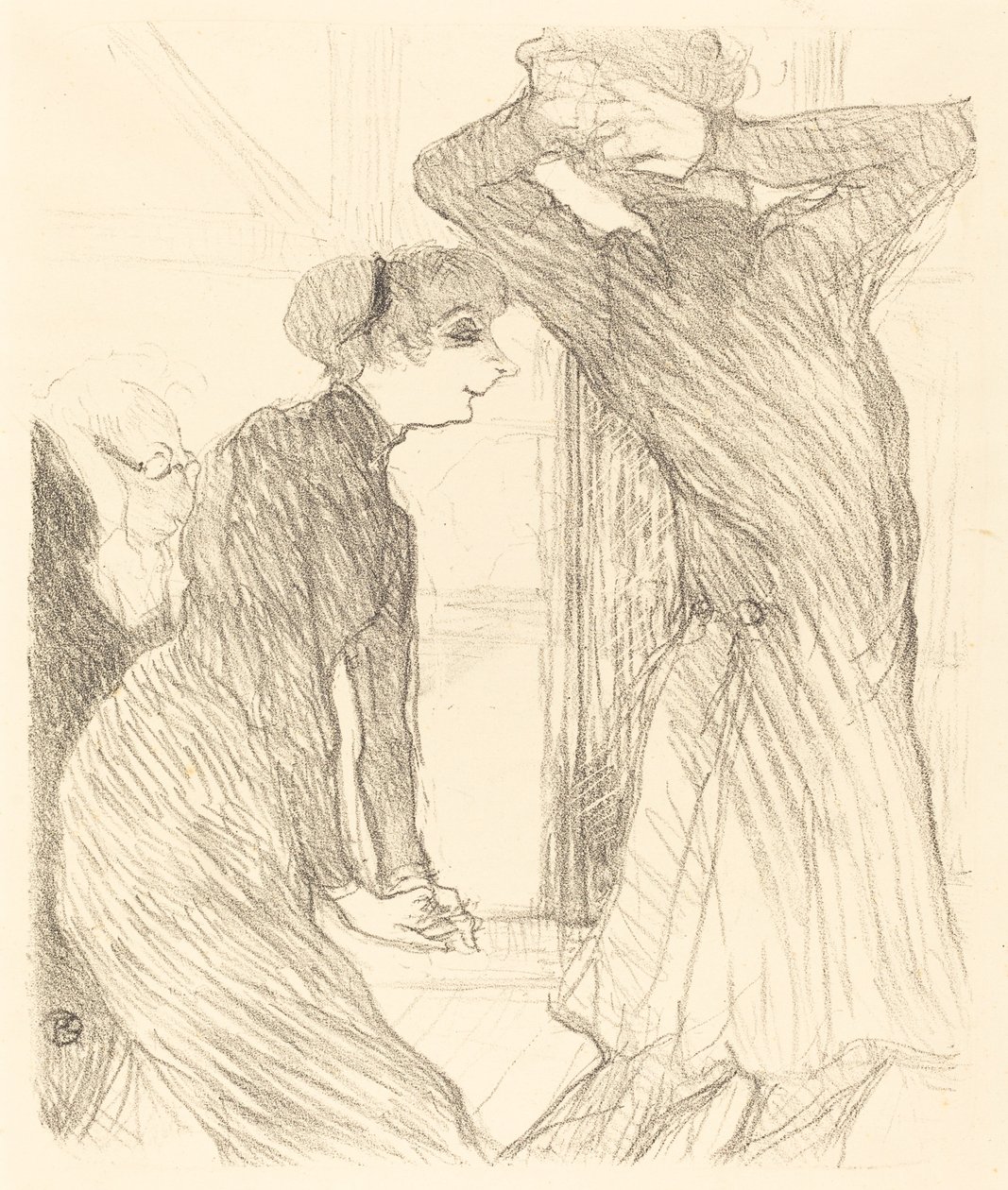 Lugne Poe en Baldy in Au-dessus des forces humaines door Henri de Toulouse Lautrec