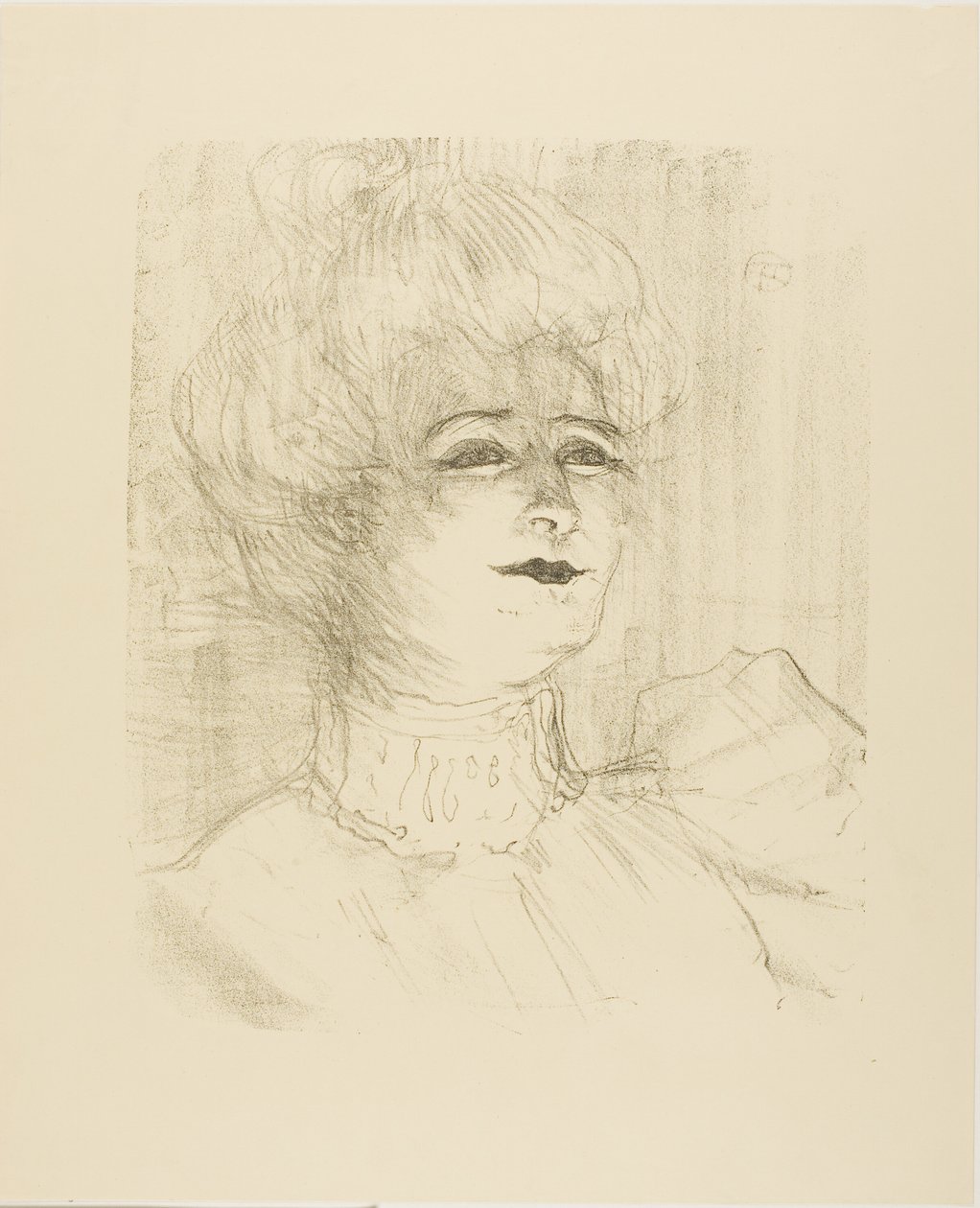 Marie-Louise Marsy, uit Treize Lithographies door Henri de Toulouse Lautrec
