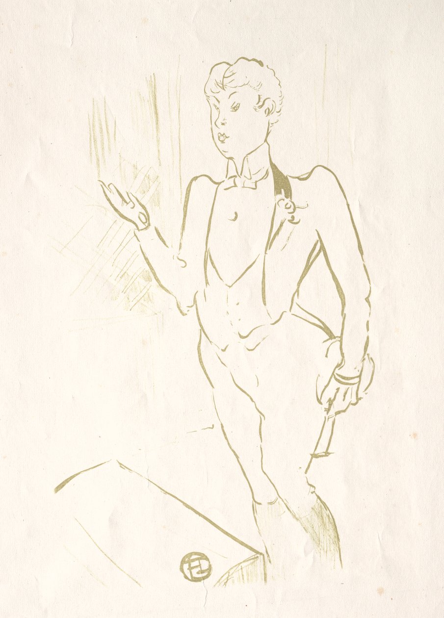 Mary Hamilton door Henri de Toulouse-Lautrec