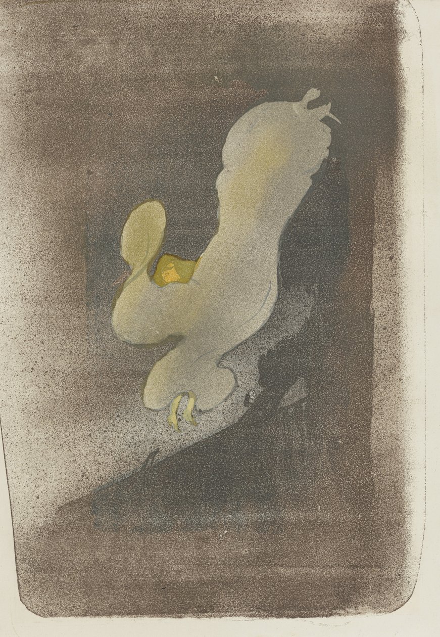 Miss Loïe Fuller, 1893 door Henri de Toulouse Lautrec