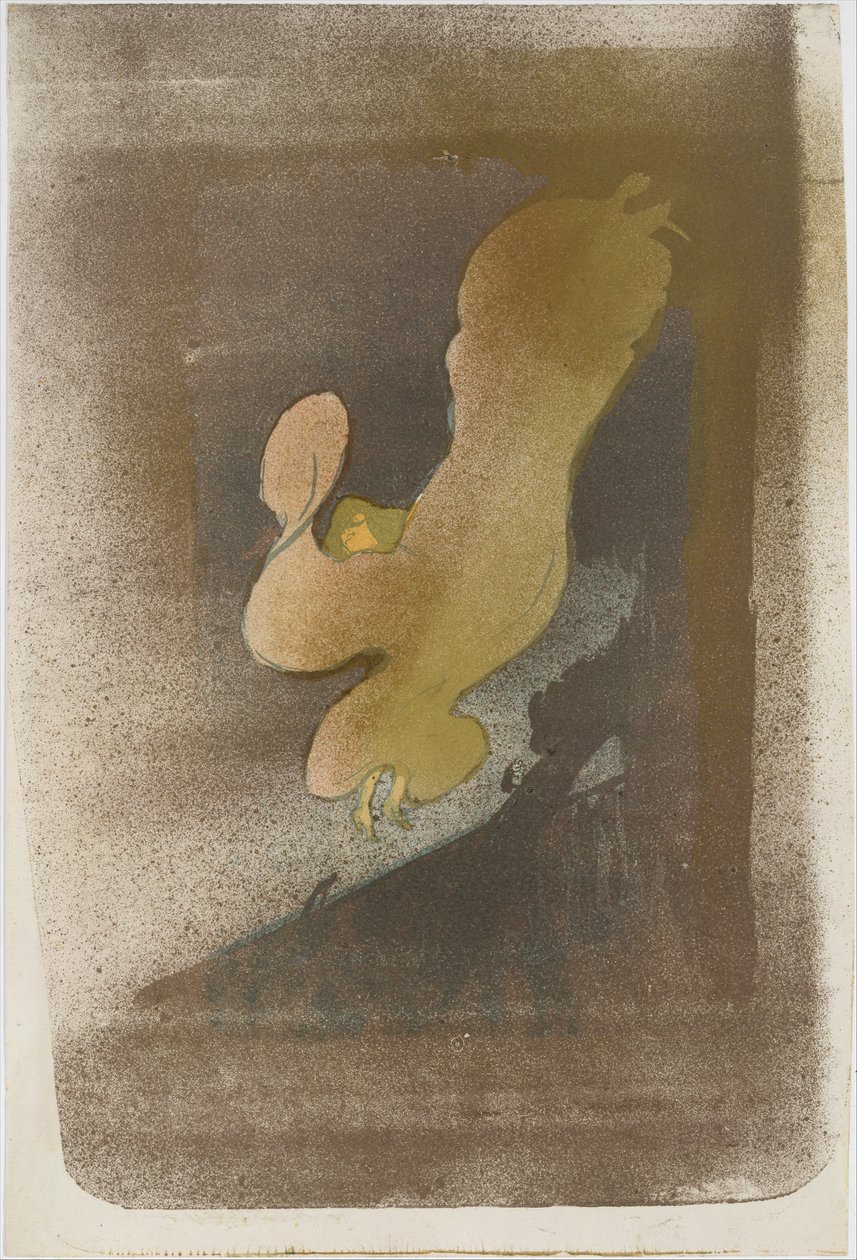 Miss Loïe Fuller, 1893 door Henri de Toulouse Lautrec