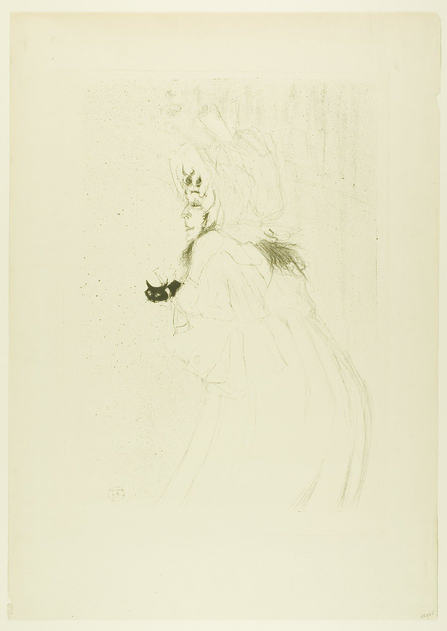 Miss May Belfort die een Buiging Maakt door Henri de Toulouse Lautrec
