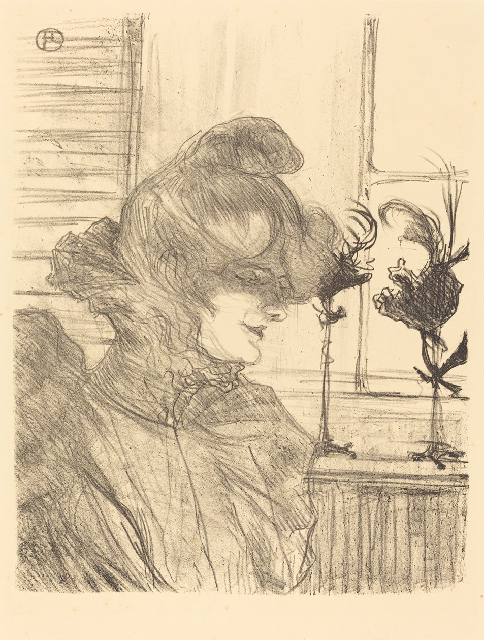Mme. Le Marguoin, Modiste door Henri de Toulouse Lautrec