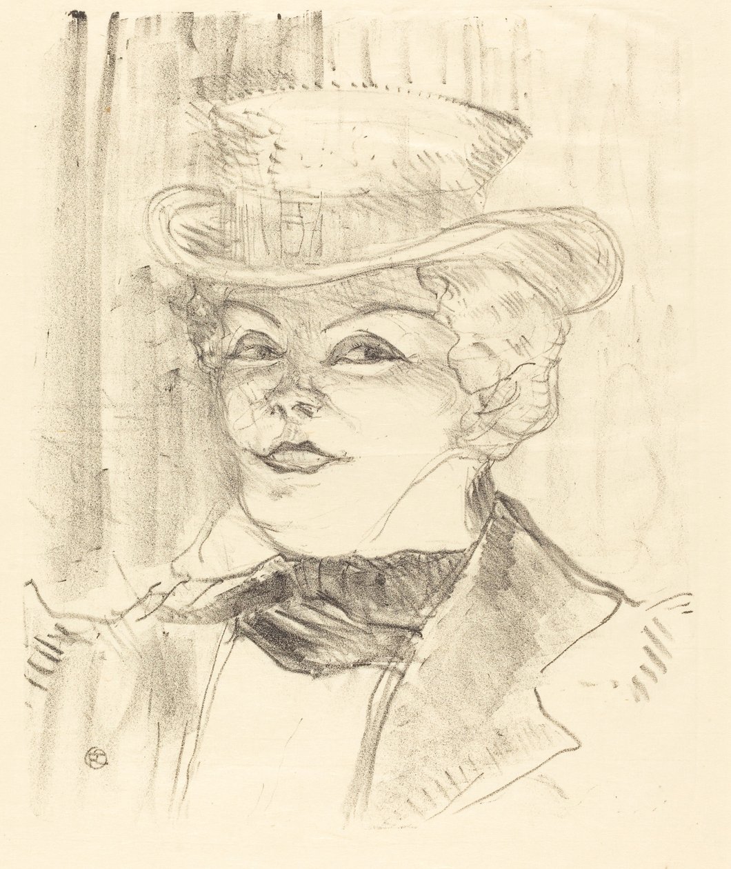Mevrouw Réjane door Henri de Toulouse Lautrec