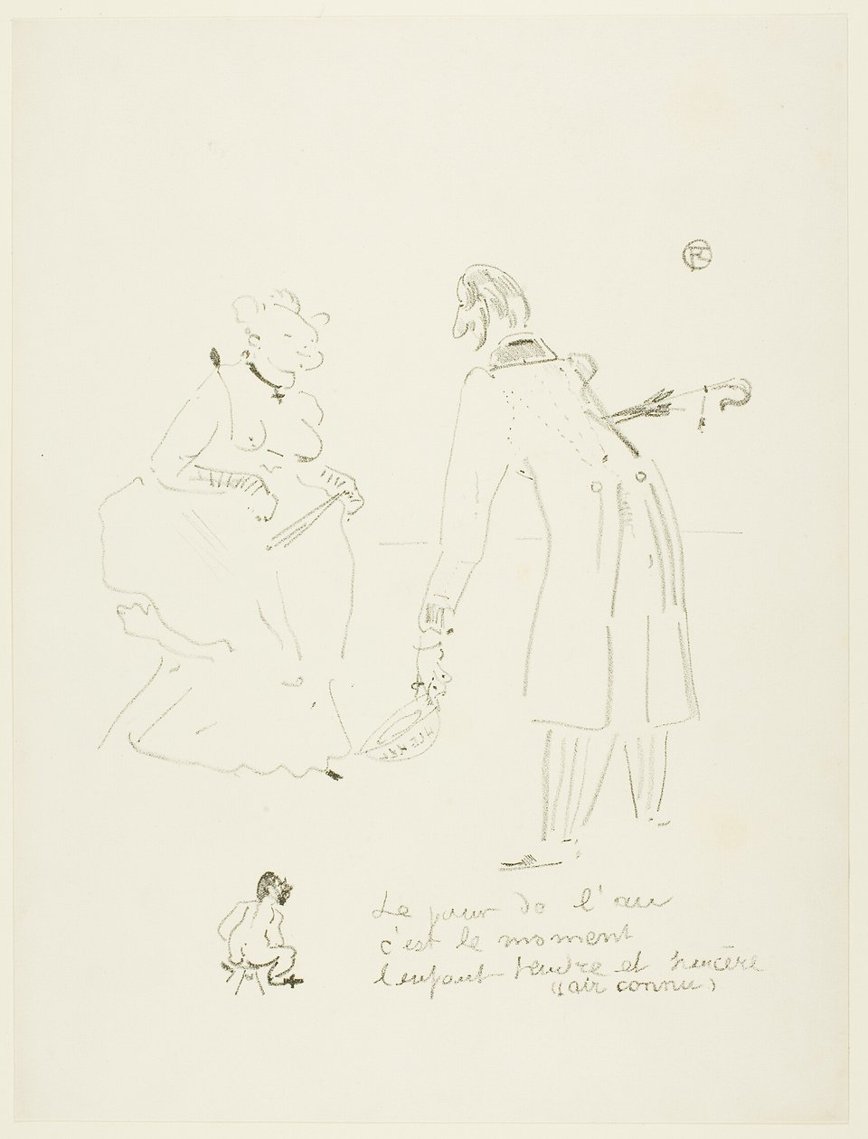 Nieuwjaarswensen door Henri de Toulouse Lautrec