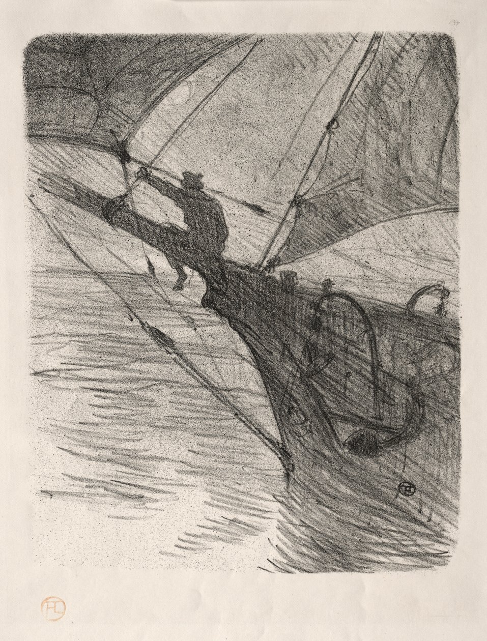 Oceano Nox door Henri de Toulouse-Lautrec