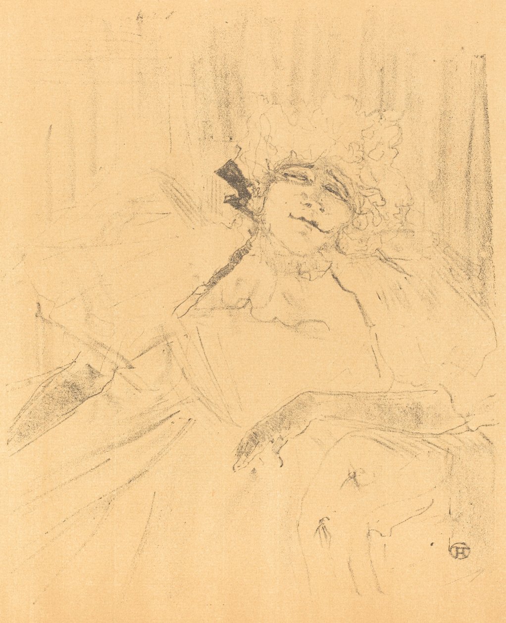 Oud lied door Henri de Toulouse Lautrec