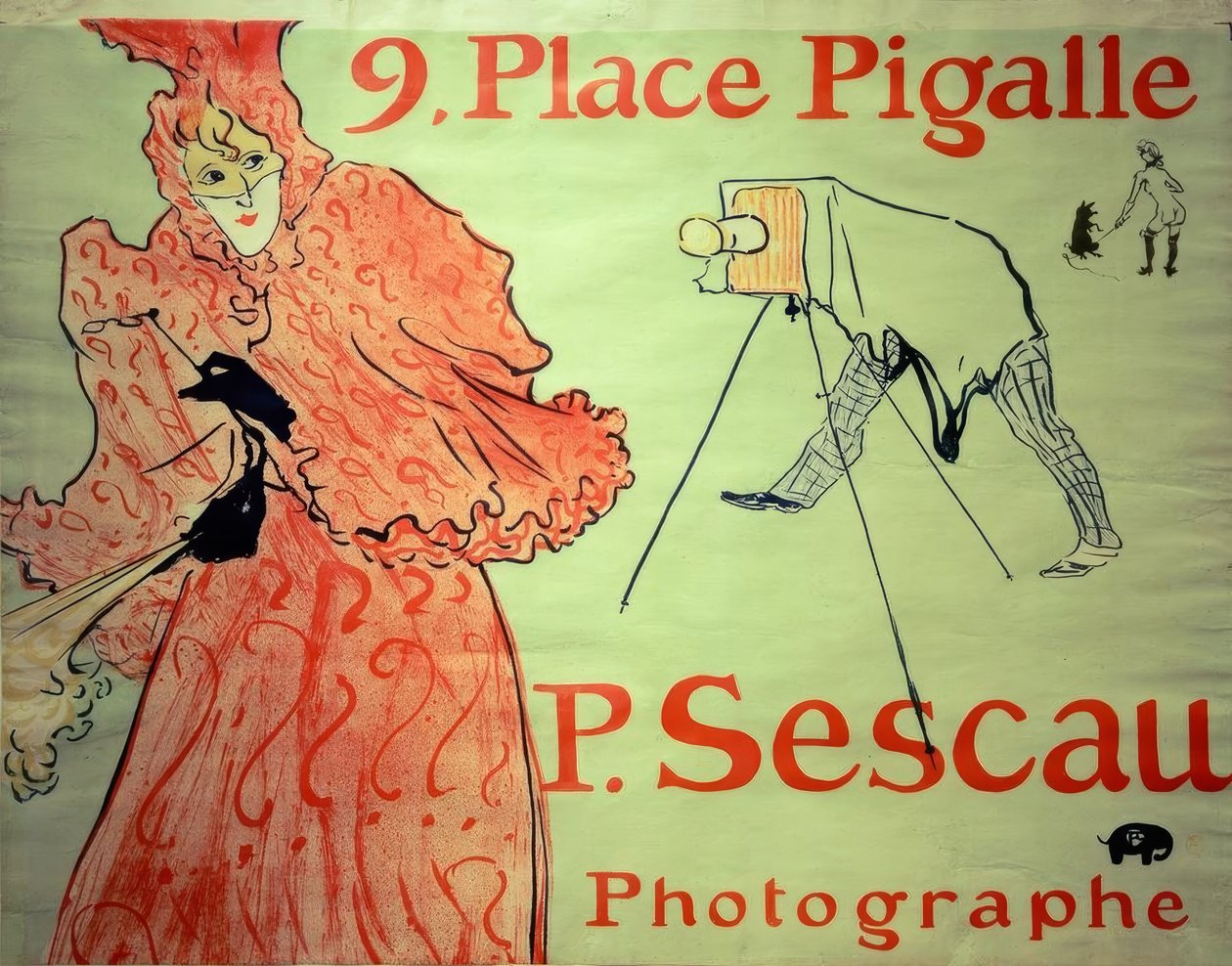 Fotograaf door Henri de Toulouse Lautrec