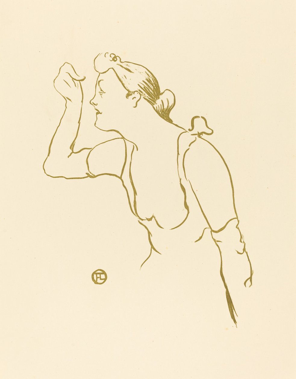 Paula Brébion door Henri de Toulouse Lautrec