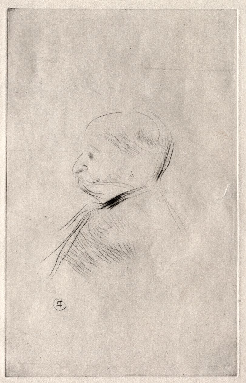 Portret van M. X., 1898 door Henri de Toulouse Lautrec