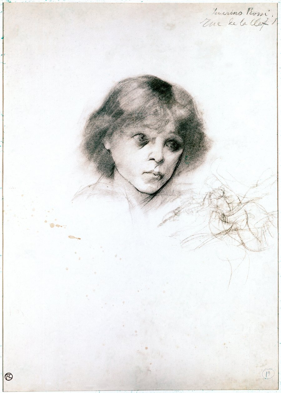 Portret van Severino Rossi door Henri de Toulouse Lautrec