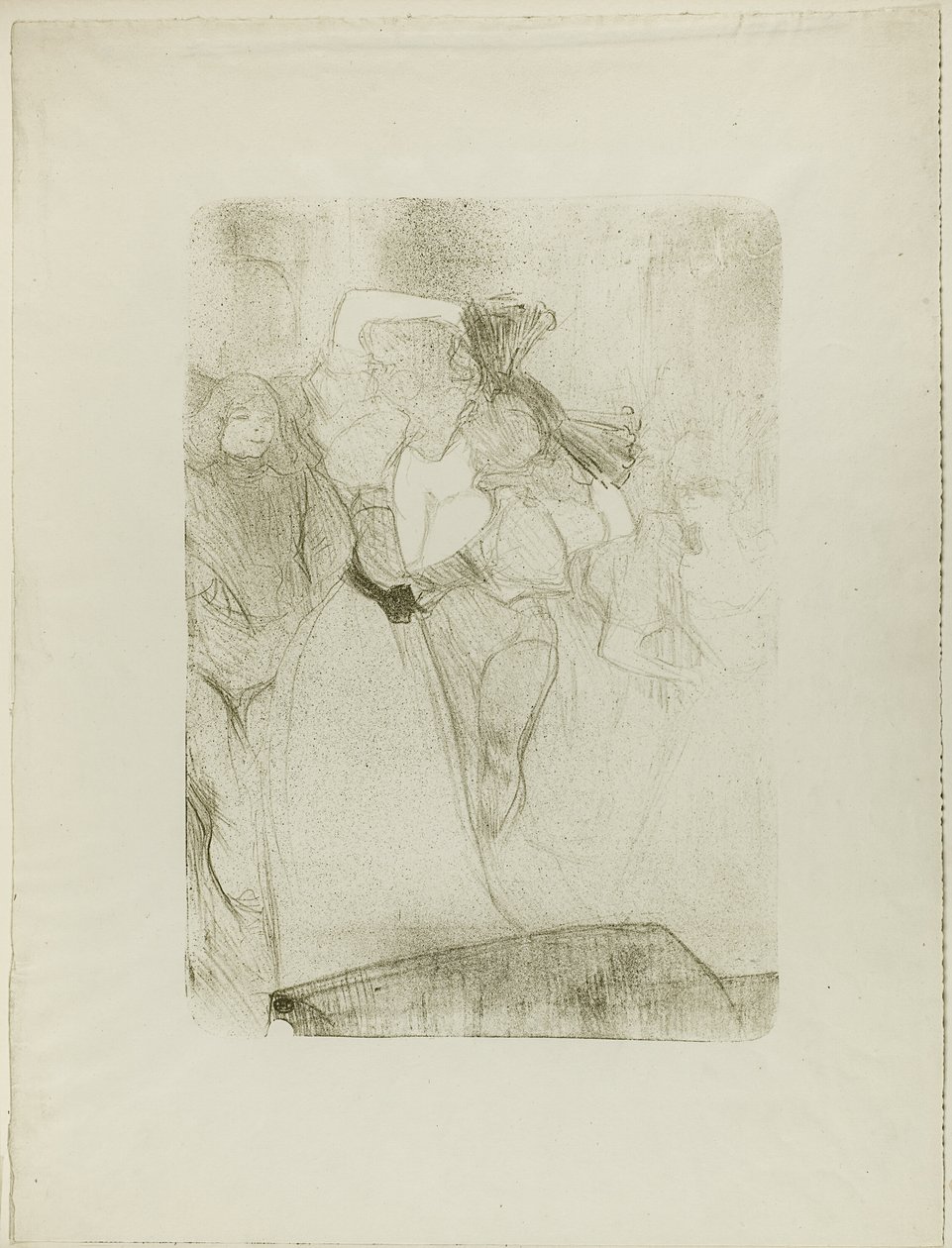Achteraanzicht van Lender die de Bolero Danst in Chilpéric door Henri de Toulouse Lautrec