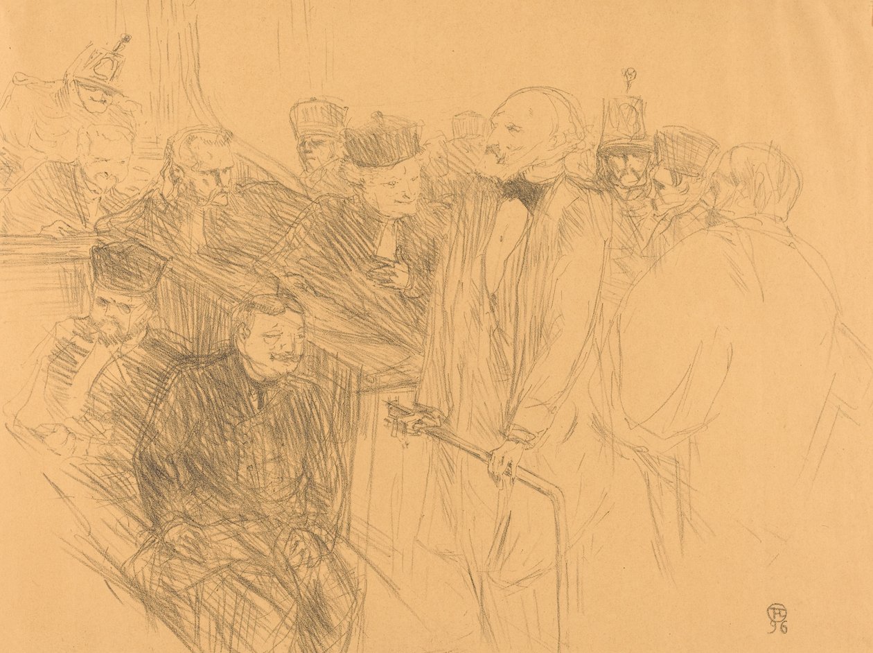 Ribot Deposition door Henri de Toulouse Lautrec