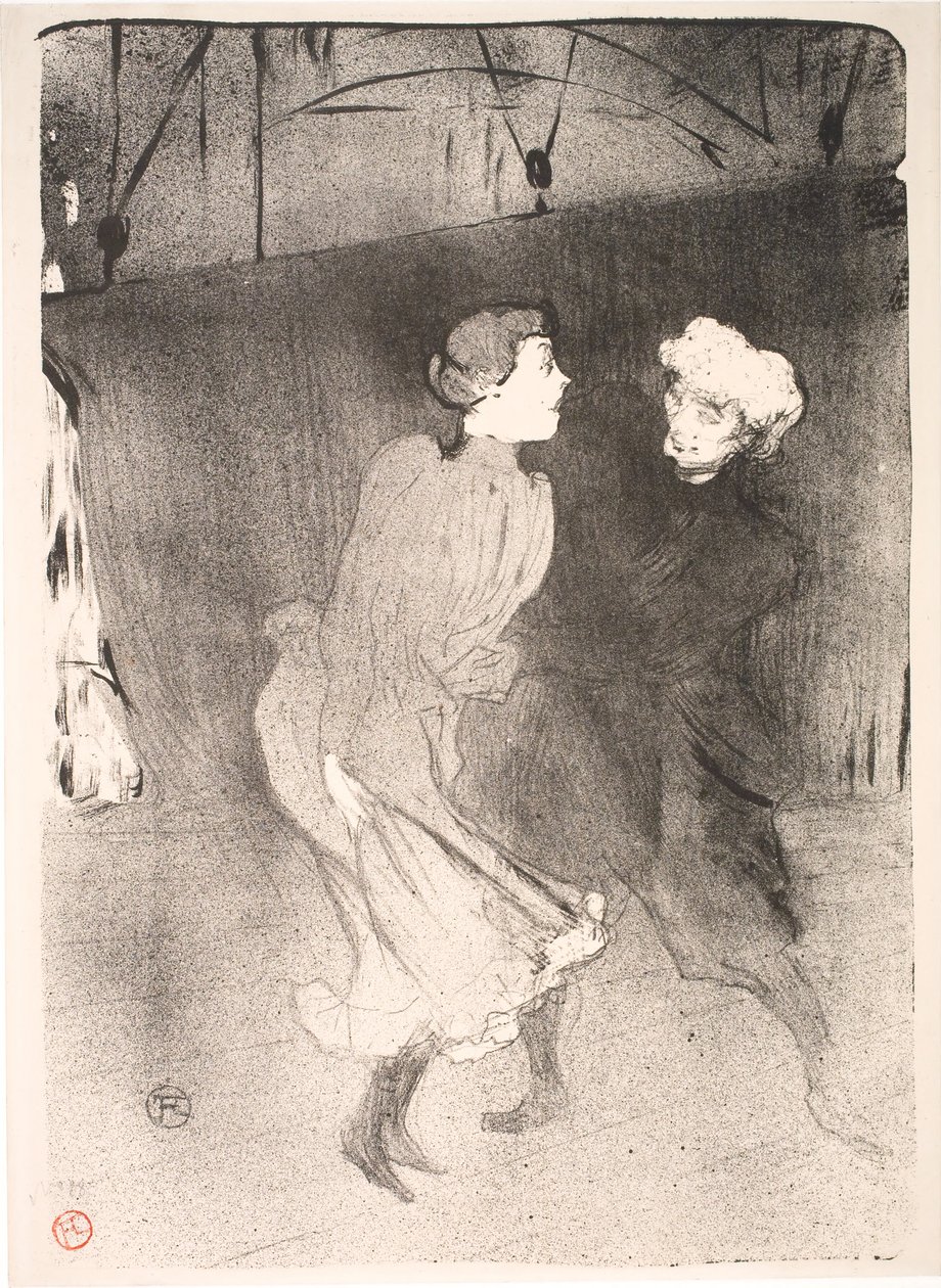 Generale repetitie in de Folies Bergère, Emilienne d