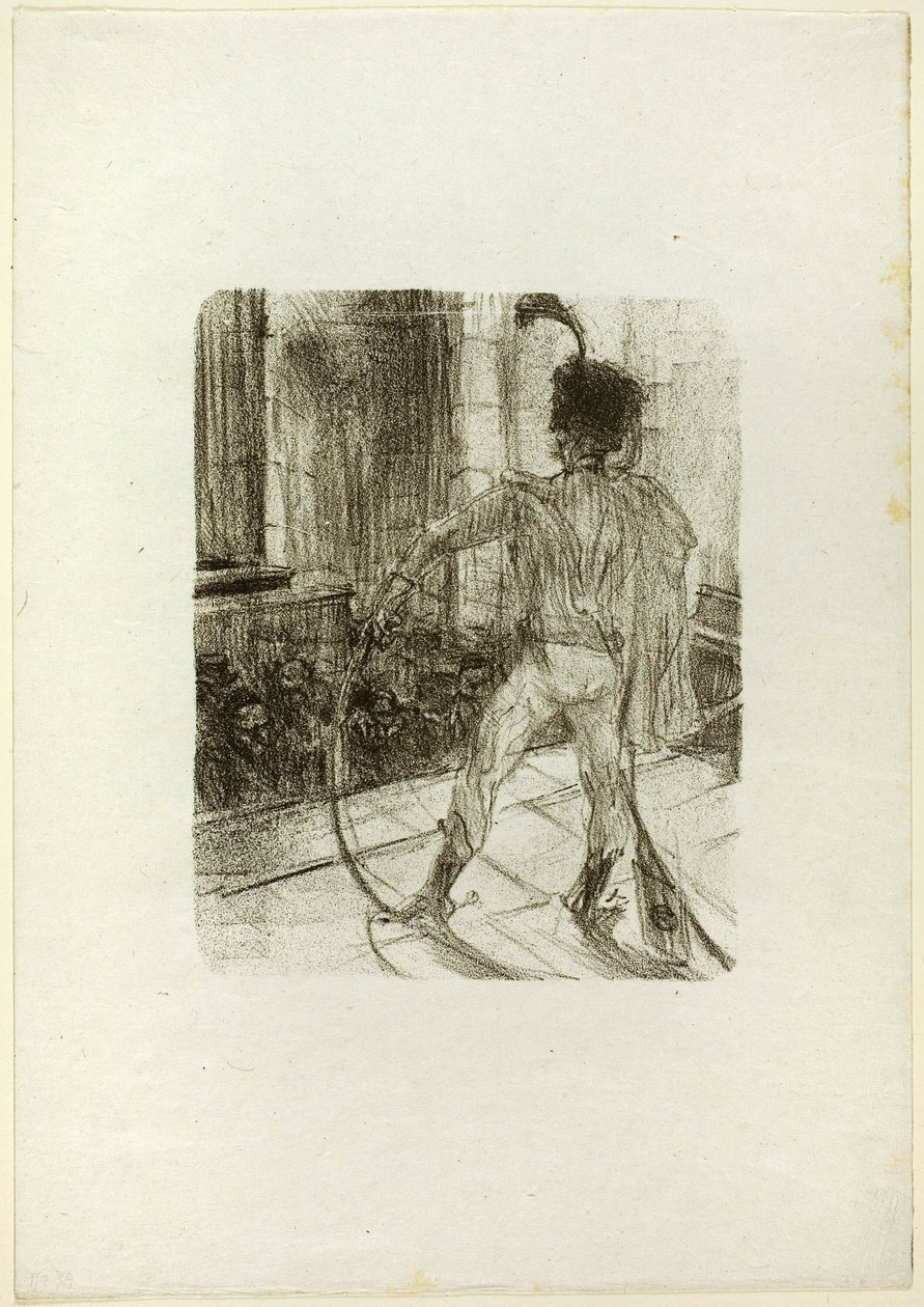 Schlomé Fuss in de Synagoge, uit Au Pied du Sinaï door Henri de Toulouse Lautrec