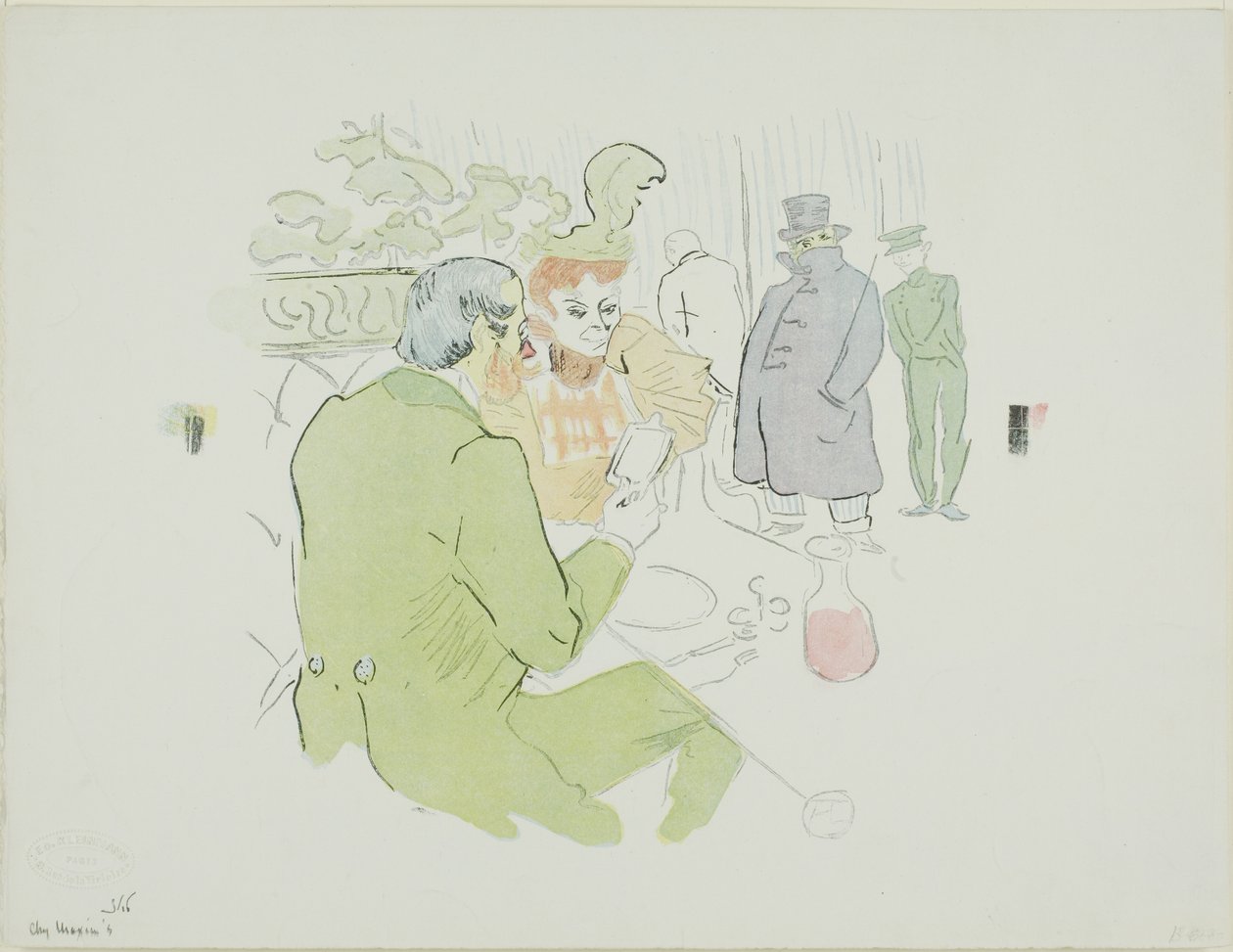 Snobisme door Henri de Toulouse Lautrec