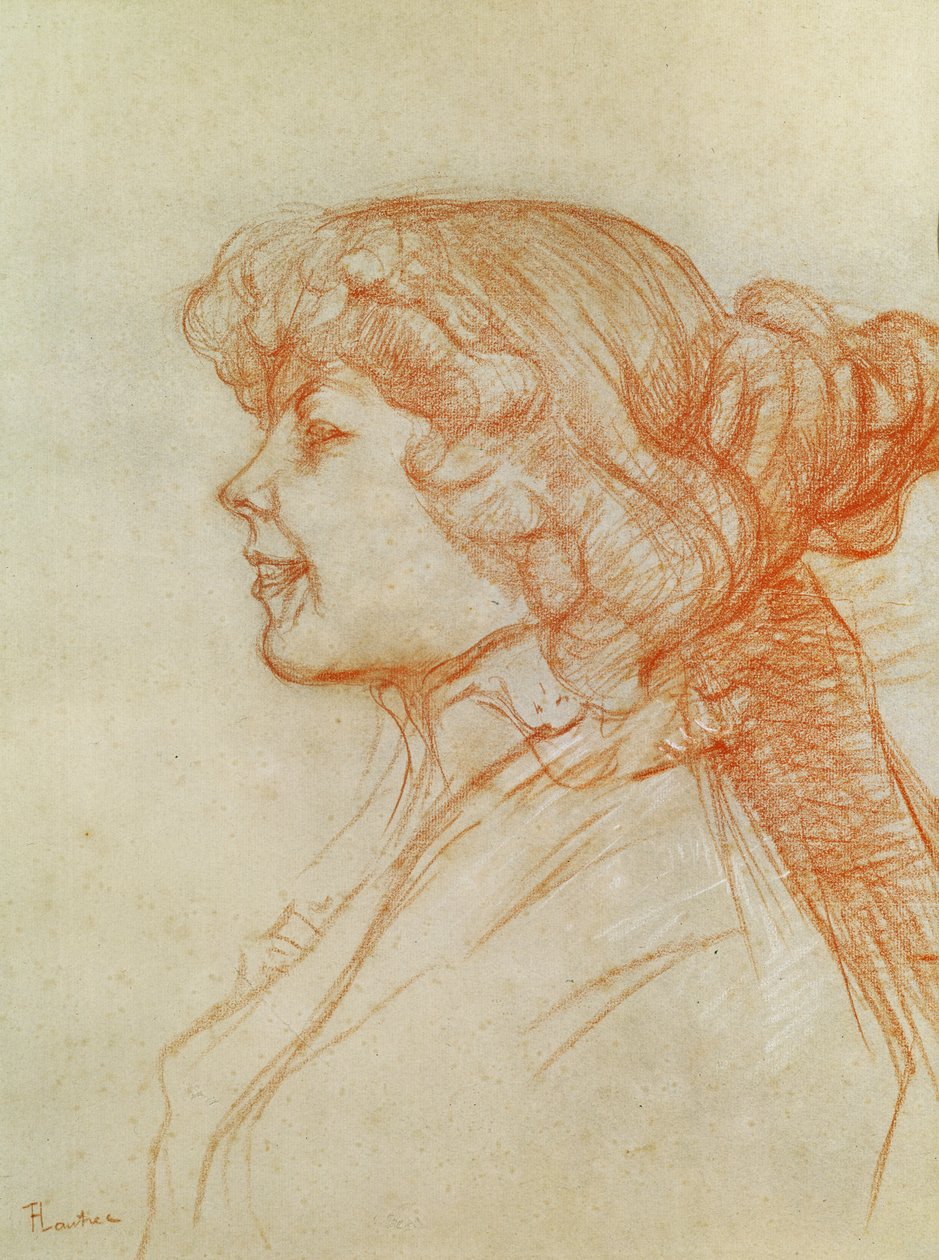 Het Engelse meisje bij de Ster in Le Havre, 1899 door Henri de Toulouse Lautrec