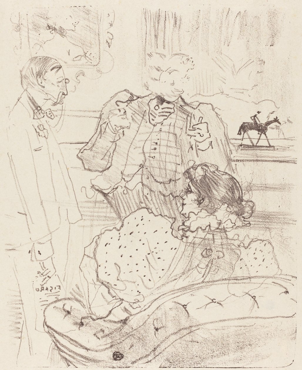 De Boete door Henri de Toulouse Lautrec
