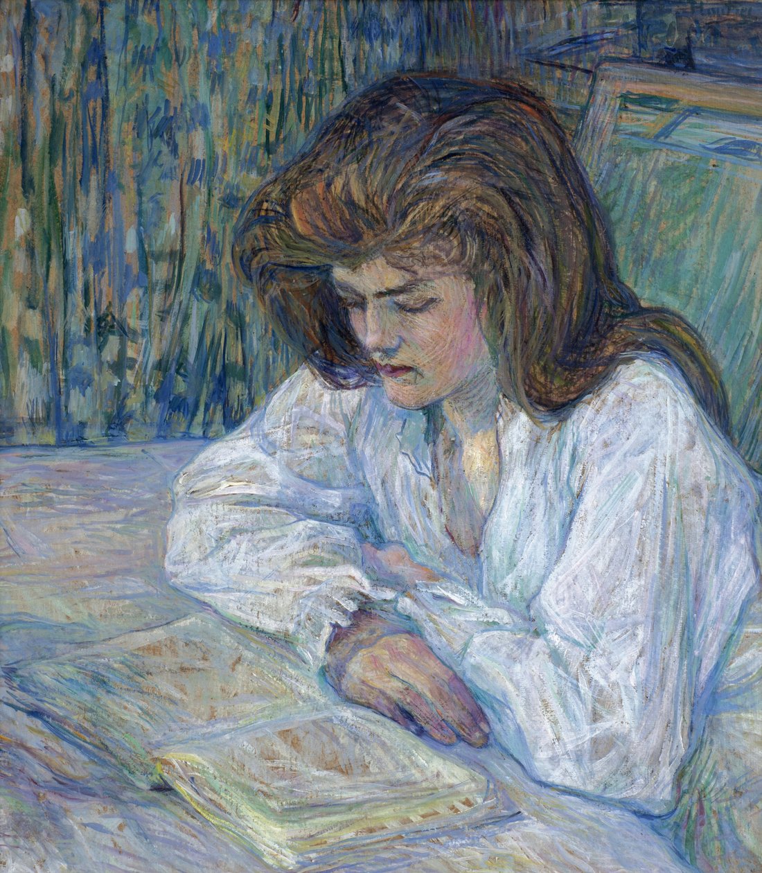 De lezer door Henri de Toulouse Lautrec