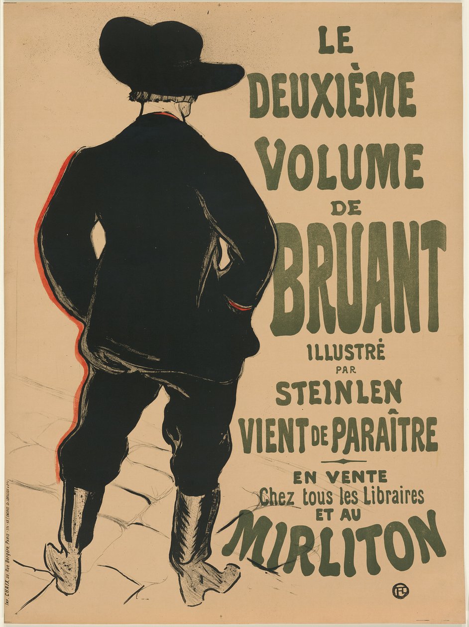 Het tweede deel door Bruant door Henri de Toulouse Lautrec