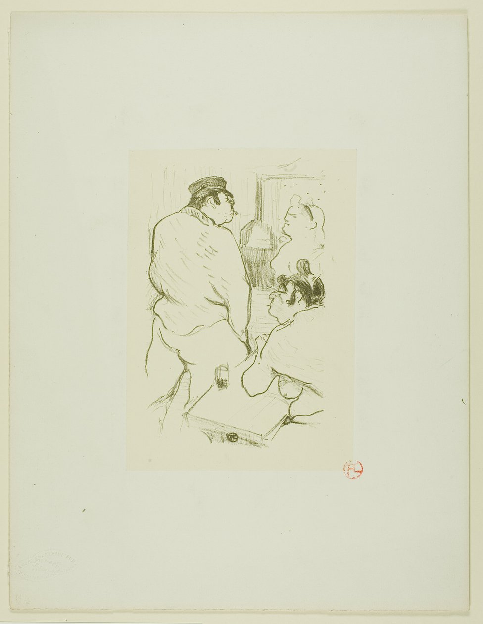 De Terreur van Grenelle door Henri de Toulouse Lautrec