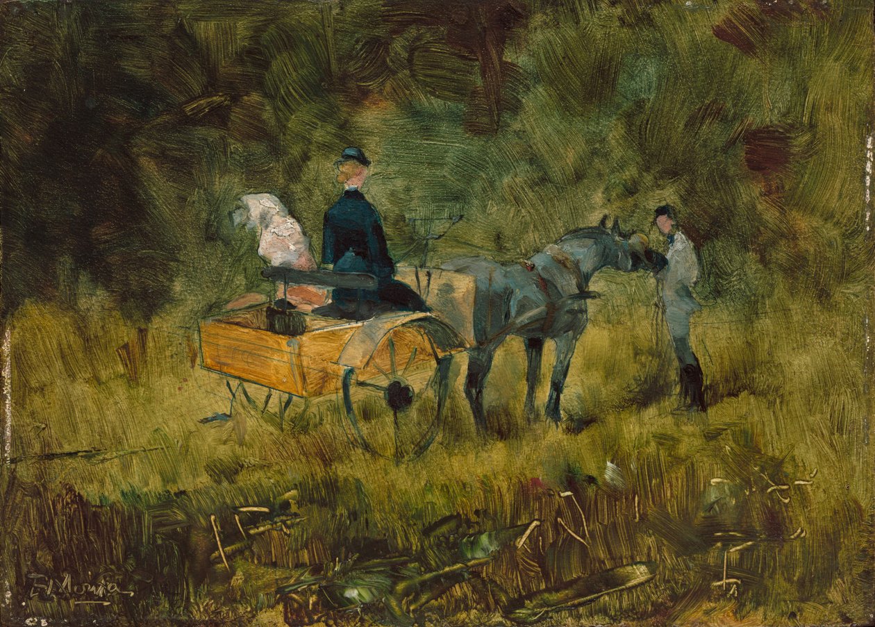 De valstrik, 1880 door Henri de Toulouse Lautrec