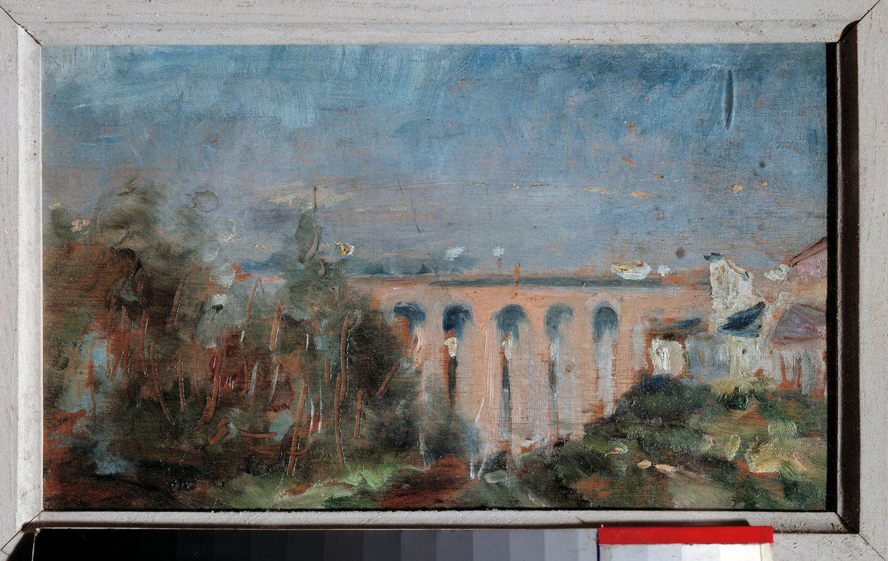 Het viaduct van Castelviel bij Albi. door Henri de Toulouse Lautrec