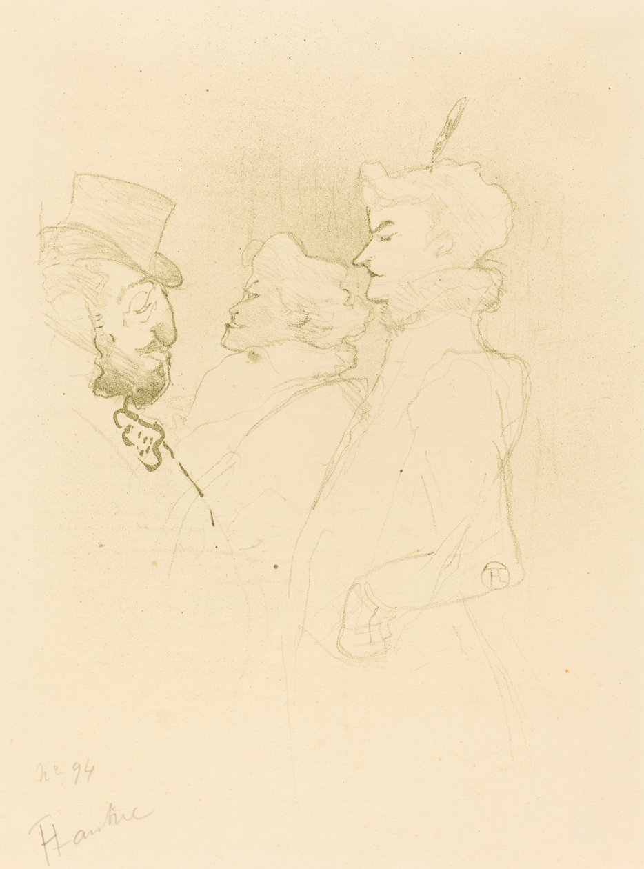 Waarom niet...Een keer is geen gewoonte, 1893 door Henri de Toulouse Lautrec