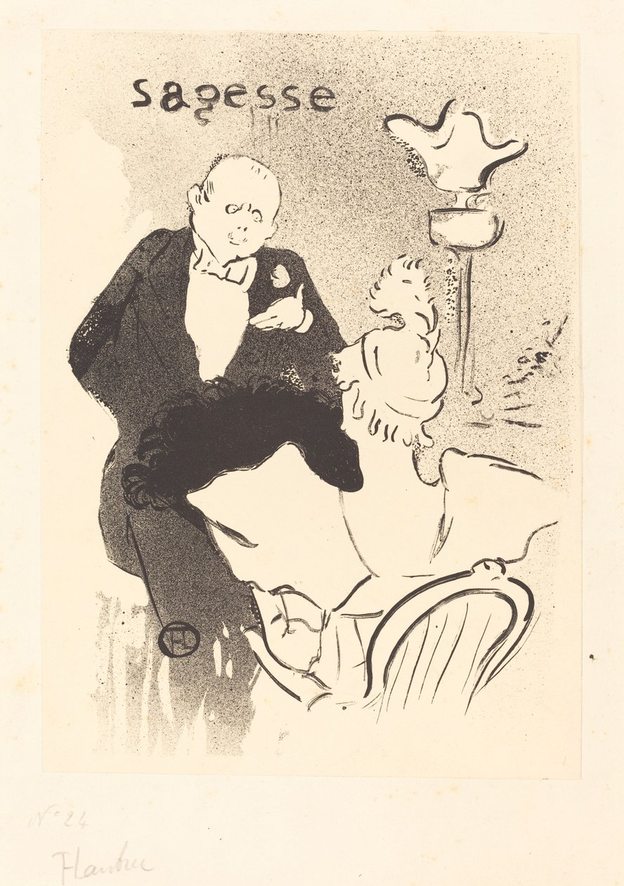 Wijsheid door Henri de Toulouse Lautrec