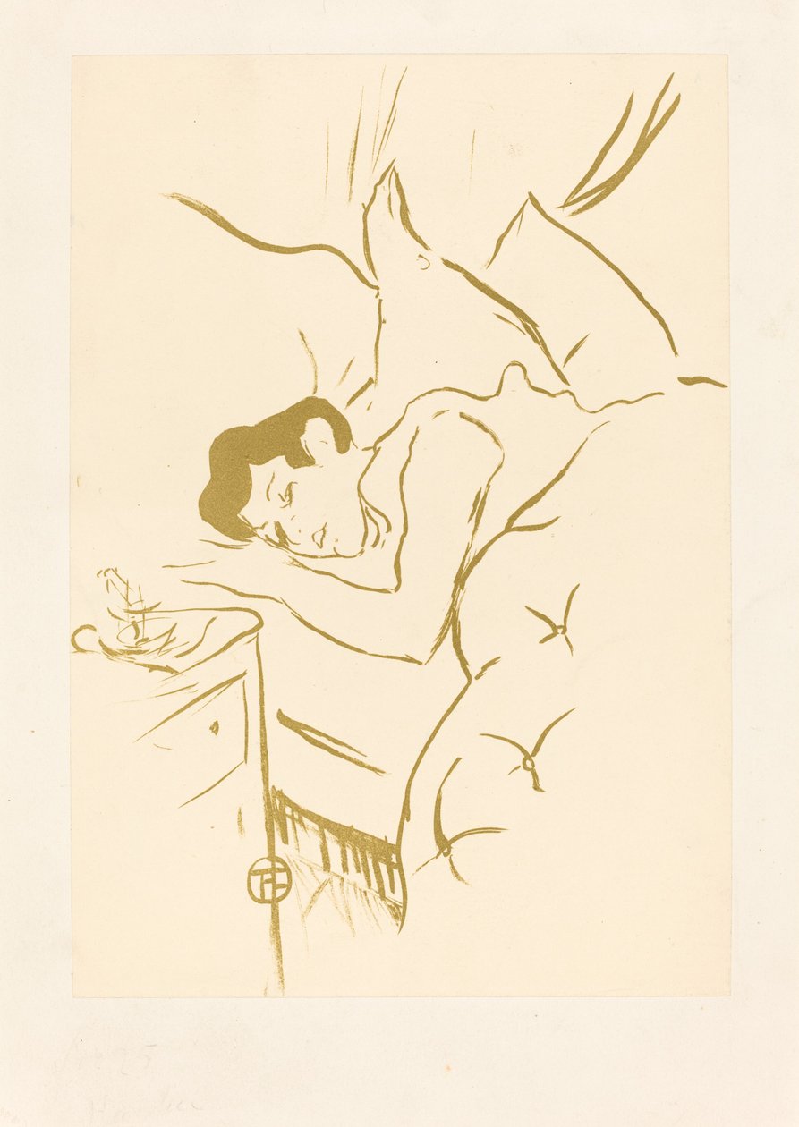 Je mond (Ta bouche) door Henri de Toulouse Lautrec