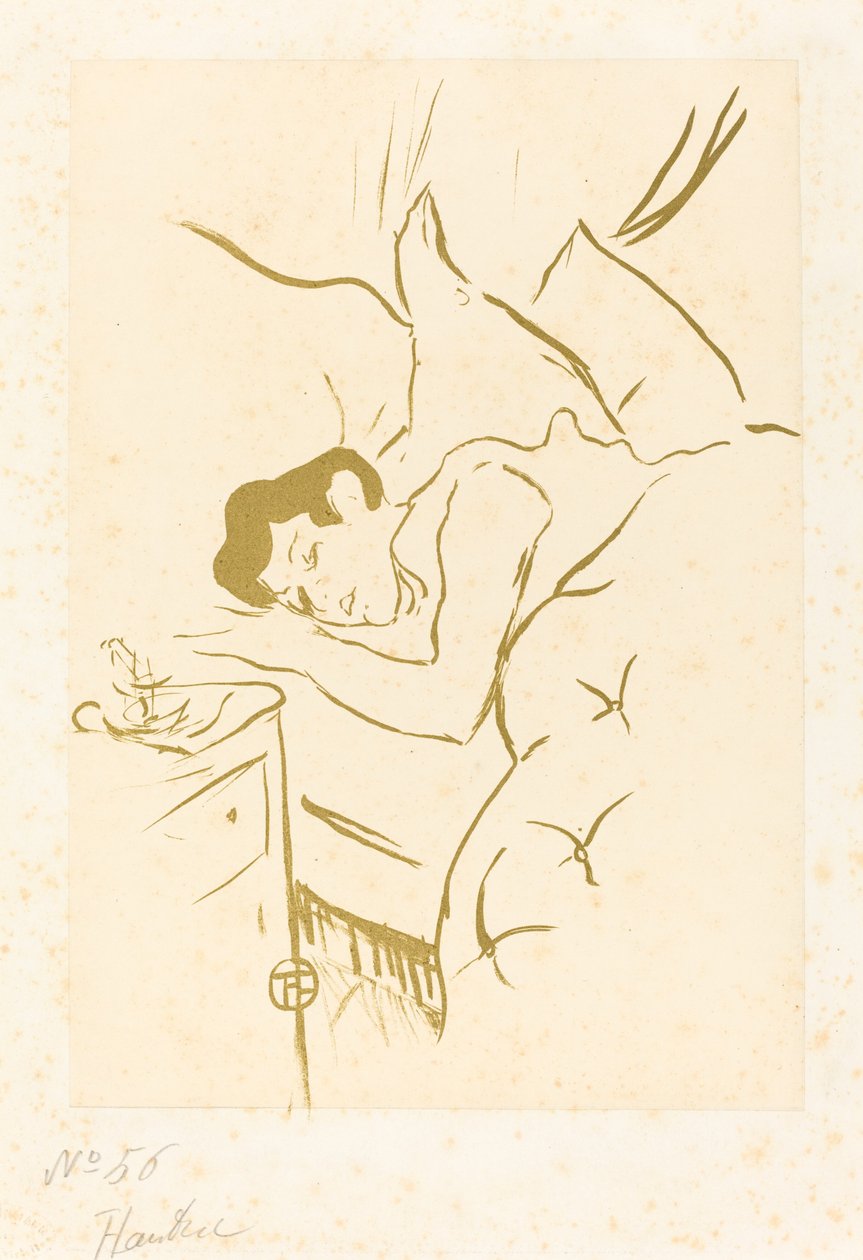 Jouw mond, 1893 door Henri de Toulouse Lautrec