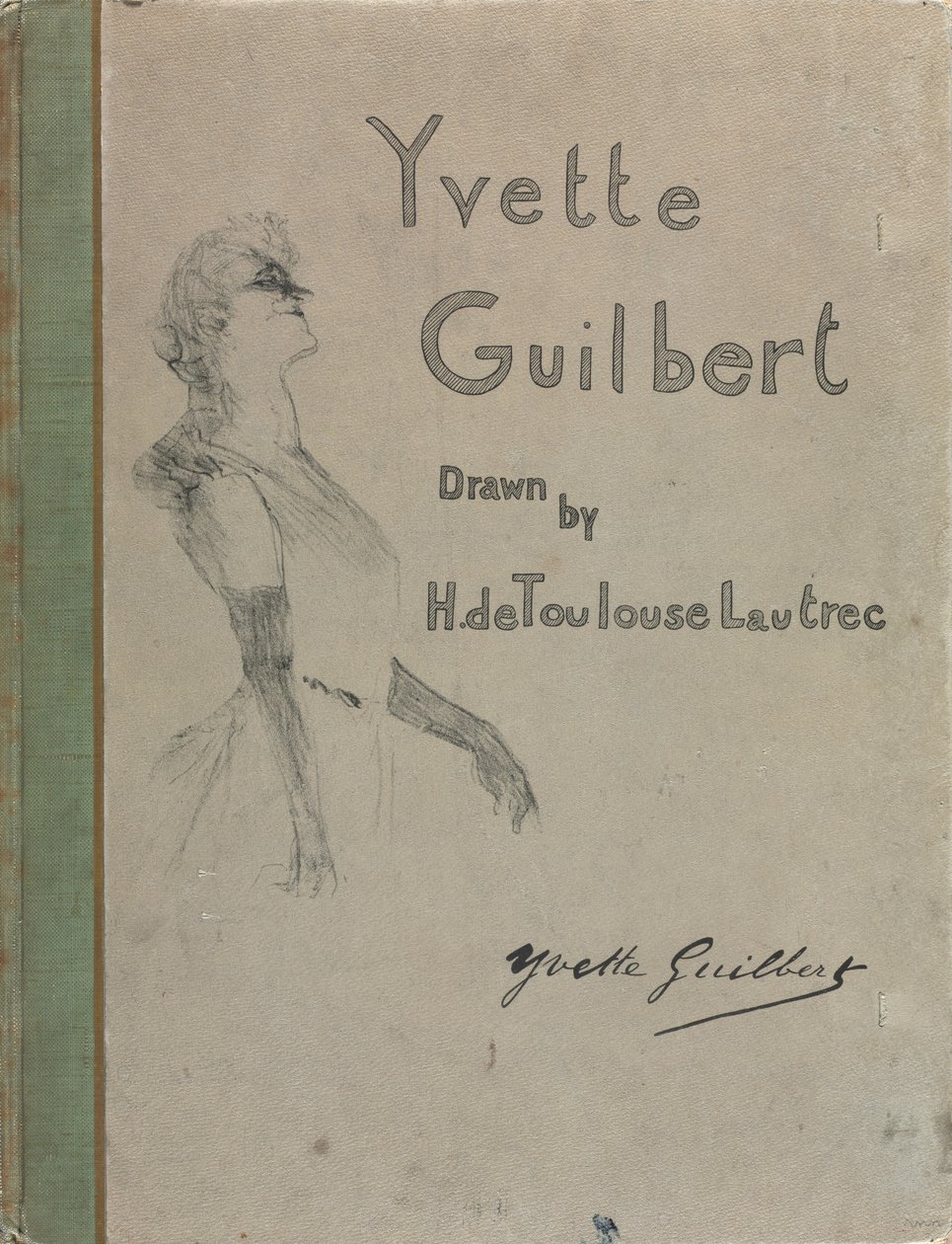 Yvette Guilbert-Engelse Serie door Henri de Toulouse-Lautrec