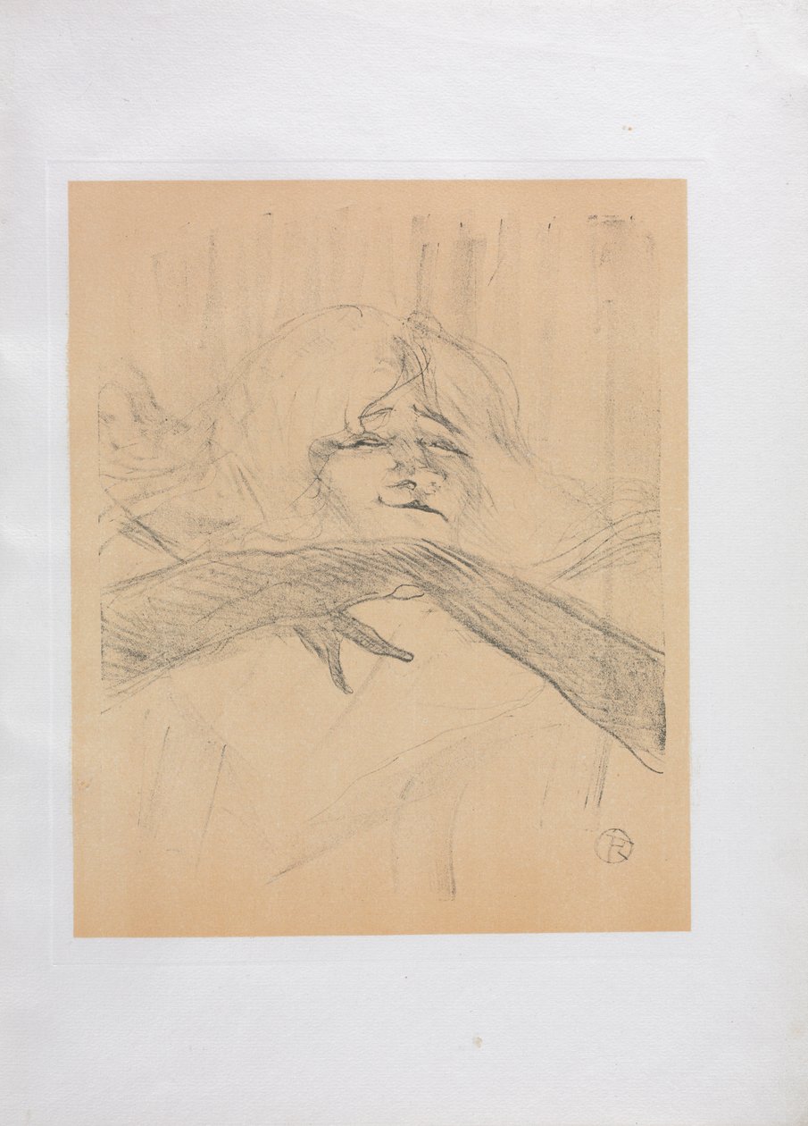 Yvette Guilbert-Engelse Serie: Linger Longer Loo, 1898 door Henri de Toulouse Lautrec