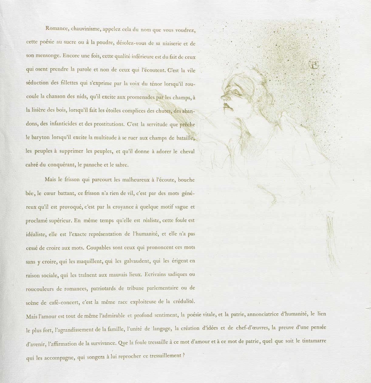 Yvette Guilbert-Franse Serie: Nr. 12 door Henri de Toulouse Lautrec