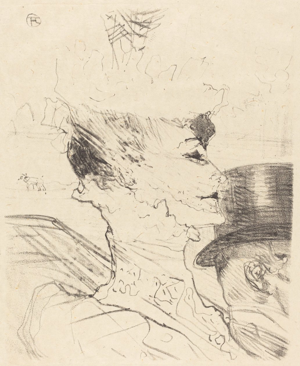 Yvette Guilbert door Henri de Toulouse-Lautrec