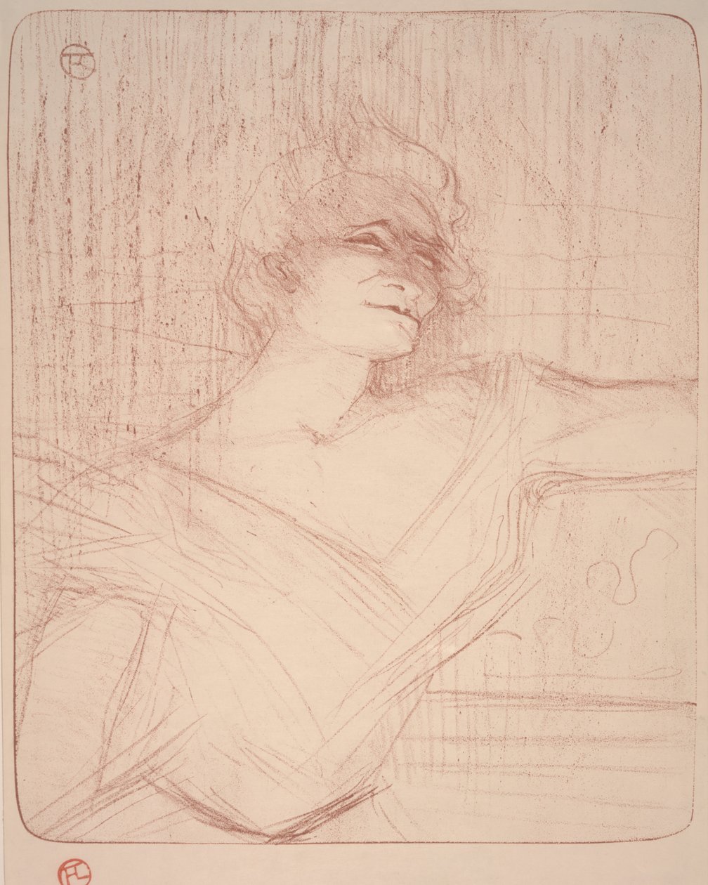 Yvette Guilbert, La Glu door Henri de Toulouse Lautrec