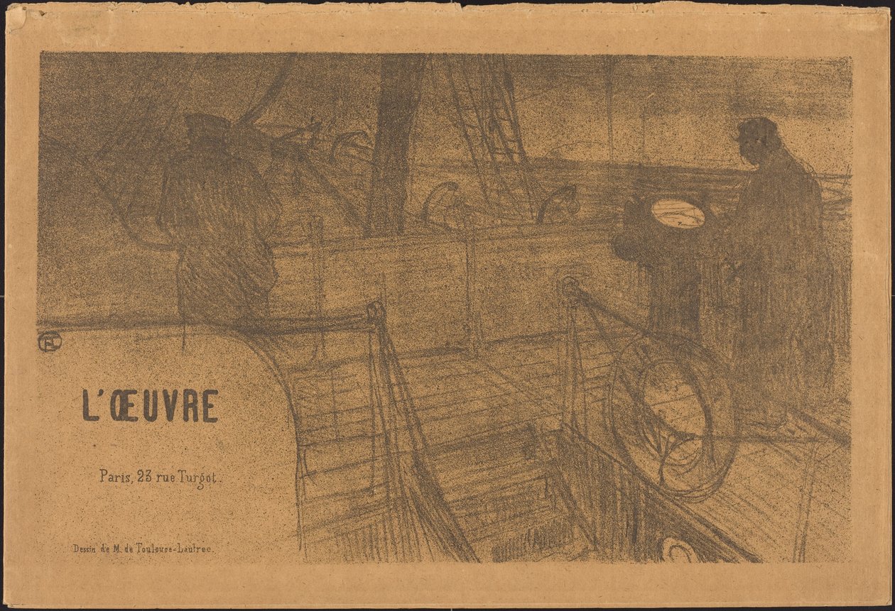 Prospectus Programma van het Werk door Henri de Toulouse Lautrec, Félix Vallotton, Antonio