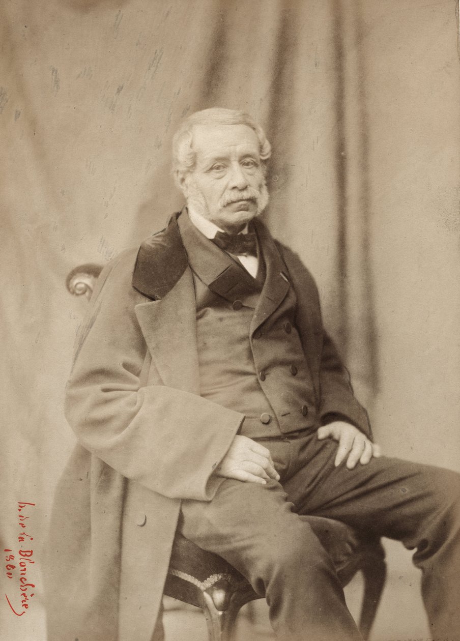 Mist, foto door Henri de la Blanchere (1821-1880) door Henri de la Blanchere