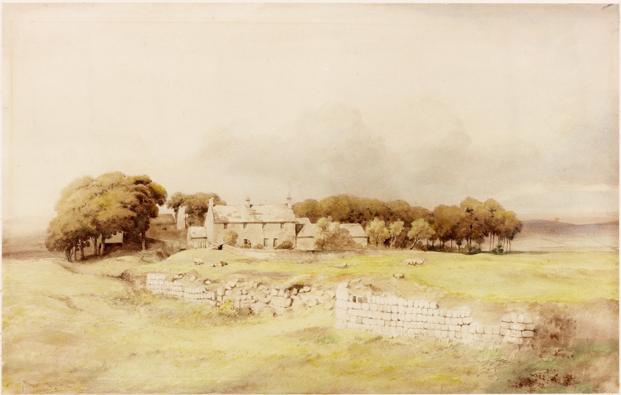 Birdoswald Boerderij door Henry Burdon Richardson